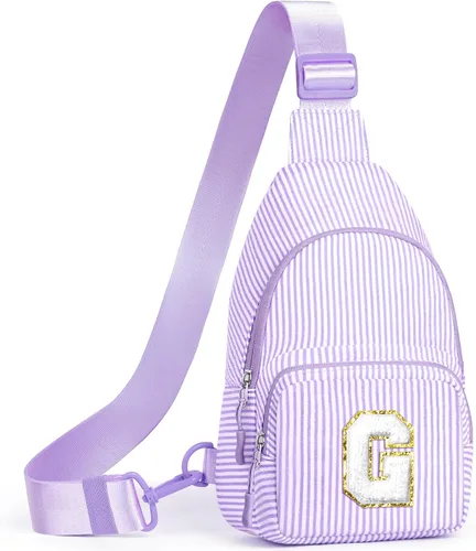 Miniatura 29 de YOOLIFE Regalos de Navidad para niñas adolescentes Bolso cruzado inicial con bandolera Bolso cruzado monograma para regalos de cumpleaños para niñas