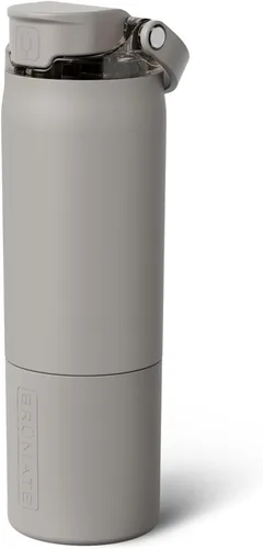 Miniatura 56 de BrüMate Rise - Botella de agua de 18 onzas con popote de silicona cubierto Botella de agua para niños aislada 100% a prueba de fugas Base apta