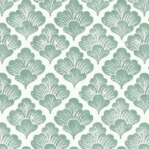 Miniatura 8 de Hopepak Papel pintado de despegar y pegar con rayas florales, papel pintado 17" x 78.7", papel de contacto con arco de flores verdes, papel pintado