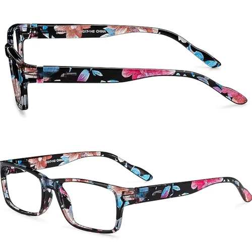 Miniatura 3 de Readerest - lentes de lectura con bloqueo de luz azul (floral, aumento de 0.00)