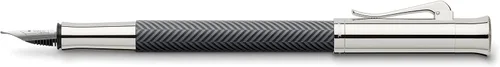 Miniatura 2 de Graf von Faber-Castell Pluma estilográfica mediana Guilloche - Cisele Black Cisele Negro