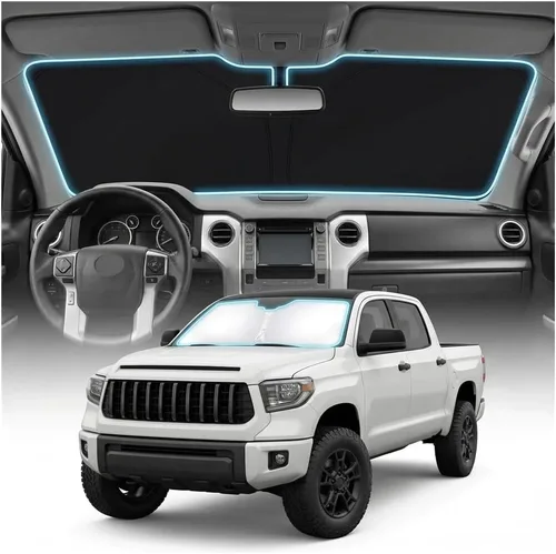 Miniatura 77 de Cubierta para parabrisas para BMW X1 E84 – Ajuste personalizado X1 E84 Accesorios 2016-2024 2025 Parasol plegable protección UV y escudo térmico
