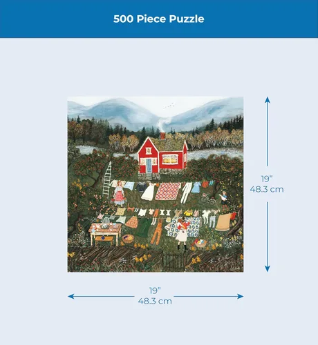 Miniatura 4 de New York Puzzle Company - Loré Pemberton At Brambly Hedge - Rompecabezas de 500 piezas para adultos por Loré Pemberton