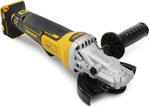Miniatura 3 de DEWALT Amoladora angular 20V MAX* XR con freno, 5 pulgadas, interruptor de paleta de cabeza plana, solo herramienta (DCG413FB)