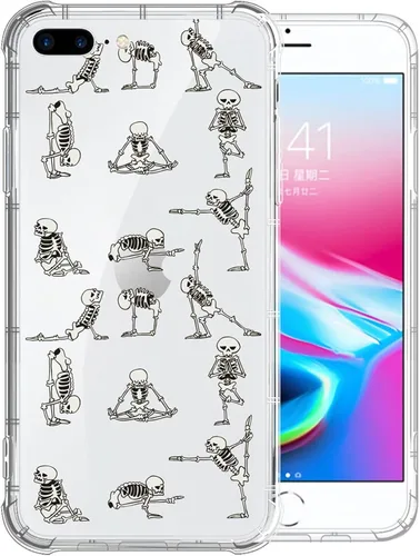 Miniatura 55 de CARLOCA Compatible con funda para iPhone SE 2020, funda para iPhone 8 para niñas, diseño transparente con patrón de lucha de béisbol de niños