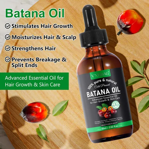 Miniatura 2 de Aceite de batana para el crecimiento y nutrición del cabello, masajeador de cuero cabelludo incluido, aceite puro y natural de Honduras