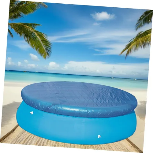 Miniatura 4 de Garneck Cubierta de piscina redonda de 10 pies de diámetro, fácil de instalar, para piscinas inflables (6 pies)