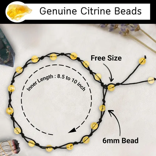 Miniatura 99 de Amazing Gemstone Crystal Anklet Ankle Bracelets for Women - Waterproof Beaded Healing Crystal Anklets, Plus Size Chakra Gemstone Bead Anklet