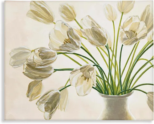 Miniatura 31 de Stupell Industries Lienzo decorativo para pared con diseño de pájaros y prado, diseño floral de Nan, 20 x 16 pulgadas