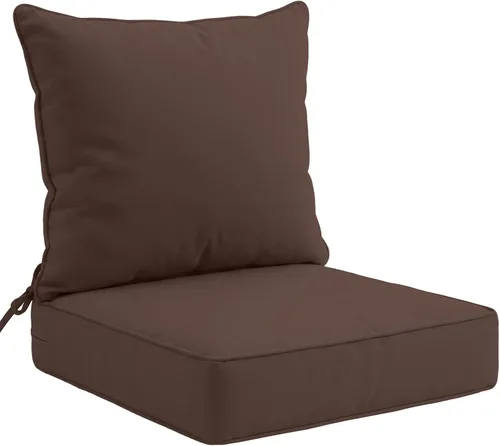 Miniatura 22 de EAGLE PEAK Juego de cojín para asiento profundo de patio al aire libre, 25 x 25 x 5 pulgadas, cojín de respaldo para silla de 2 piezas, juego de 2
