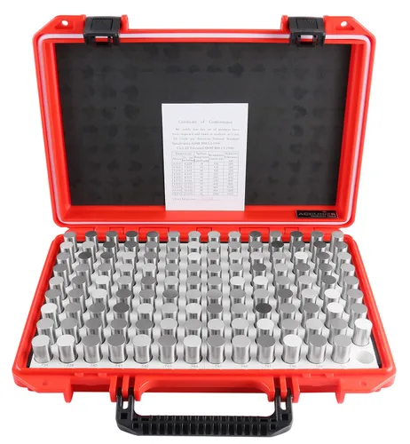 Miniatura 14 de Accusize Industrial Tools 0.011 '' a 0.060'', 50 piezas de acero Plug Pin Gage Set, menos, clase Zz, M0 (-)