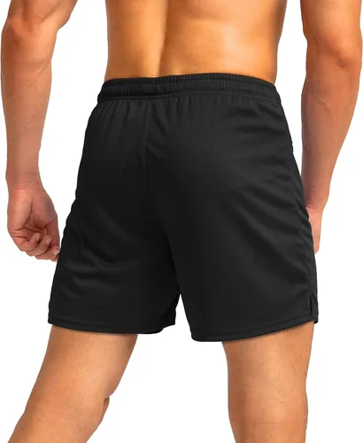 Miniatura 3 de G Gradual Pantalones cortos de correr para hombre con bolsillos con cremallera, secado rápido, gimnasio, atletismo, entrenamiento, pantalones cortos