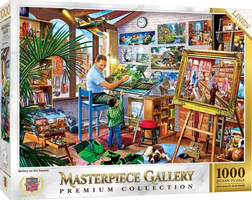 Miniatura 9 de Masterpieces Rompecabezas de 1000 piezas de la Capilla Sixtina, portátil, habilidad de paciencia, niño