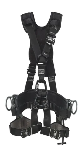 3M DBI-SALA 1113573 - Arnés tipo suspensión, anillos en D delanteros/traseros, hebillas de conexión rápida, piel de grano superior, 2D D-Size 25