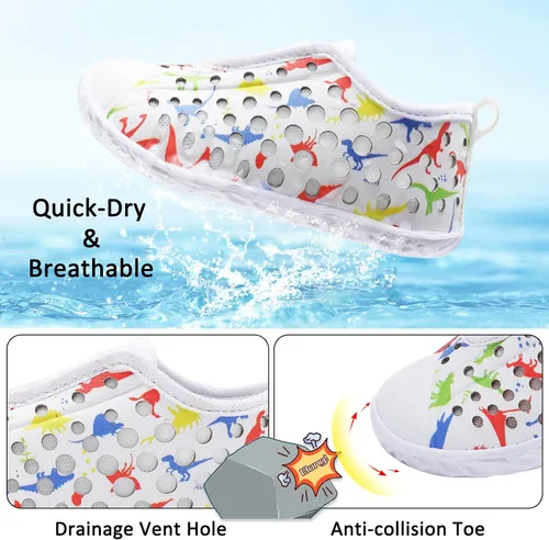 Miniatura 3 de Fires Zapatos de agua para niños y niñas, de secado rápido, transpirables, calcetines de agua descalzos para playa, natación, zapatos deportivos