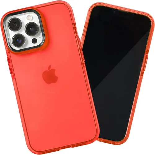 Miniatura 67 de SteepLab Funda de barrera para iPhone 13, protección de 360 grados que absorbe impactos con bisel elevado y colores llamativos (cielo azul brillante)