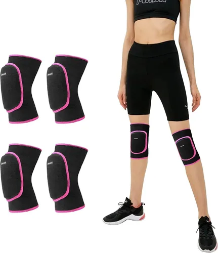 Miniatura 12 de EULANT Rodilleras para Niños Bailarines, Almohadilla Protectora de Rodilla Suave Antideslizante Transpirable, Soporte Elástico de Rodilla