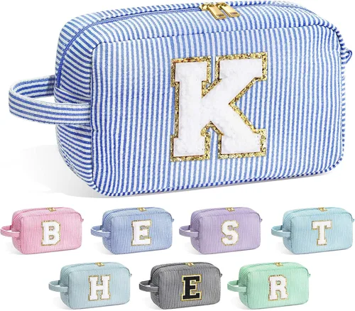Miniatura 67 de Bolsa de Maquillaje con Inicial YOOLIFE - Regalos de Cumpleaños para Mujeres, Niñas, Mamá, Hija, Amigas, Hermana, Maestra, Regalos de Propuesta