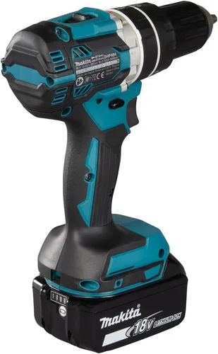 Miniatura 5 de Makita DHP484RTJ 18V Li-Ion LXT - Taladro combinado sin escobillas completo con 2 baterías de iones de litio de 5.0 Ah y cargador suministrado