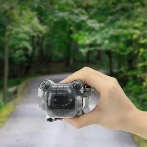 Miniatura 6 de Mini 3 Pro lente de cámara tapa len cubierta cardán sensor de visión cubierta protectora para DJI Mini 3 Pro Drone Accesorios (gris claro)