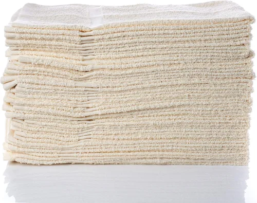 Miniatura 2 de SIMPLI-Magic Toallas de mano de algodón de 16 x 27 pulgadas (paquete de 12) – Toallas suaves para baño, cocina, salón y gimnasio (beige)