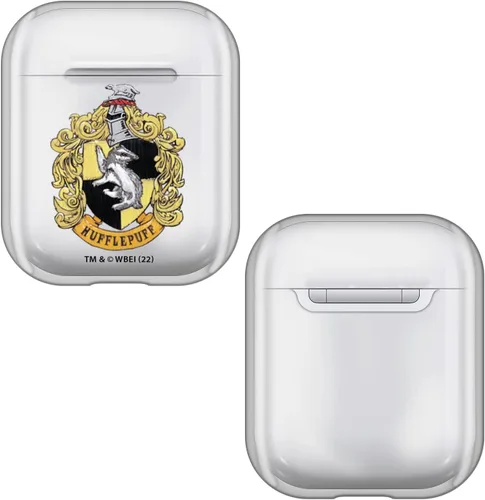 Miniatura 7 de Head Case Designs Harry Potter Gryffindor Crests and Shields - Funda de carga de cristal duro transparente compatible con Apple AirPods 1 1ª