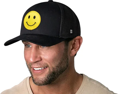 Miniatura 3 de HAKA Peace & Vibes - Gorra de camionero para hombres y mujeres, sombrero de béisbol ajustable, cierre de malla, banda de sudor de ajuste cómodo