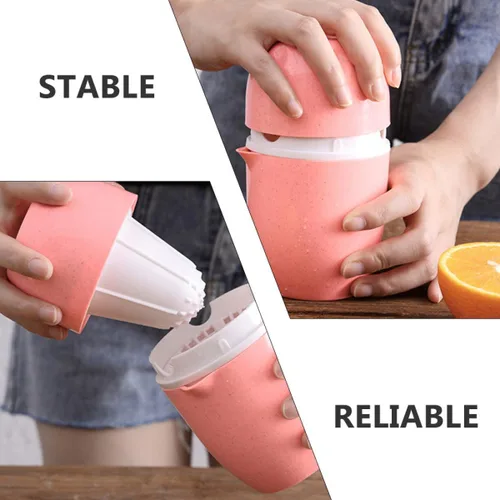 Miniatura 9 de 2 Pcs Manual Fruit Juicer Portable Orange Lemon Squeezer Non-electric Handheld Citrus Press for Household Use Easy to Clean Safe Kitchen Tool Random