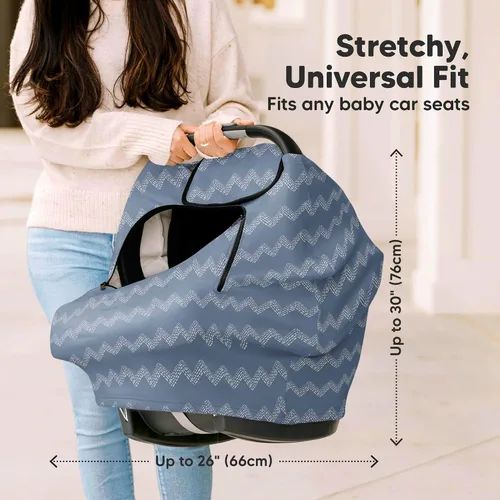 Miniatura 4 de KeaBabies Funda de asiento de automóvil de invierno para bebé, recién nacido, ajuste universal, fundas de asiento de automóvil para bebé, niña