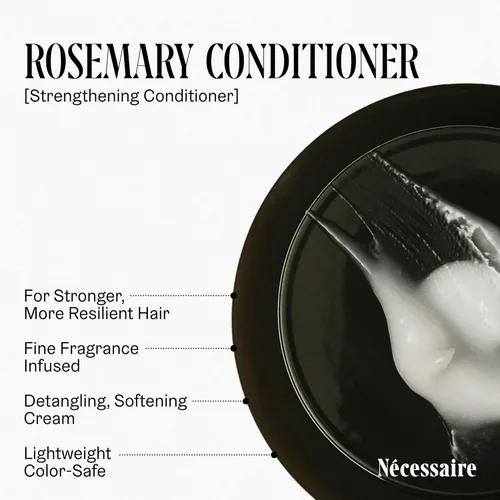 Miniatura 5 de Nécessaire Rosemary Hair Duo Conjunto de champú y acondicionador de romero fortalecedor multiproteína para cabello adelgazante. Para mujeres +