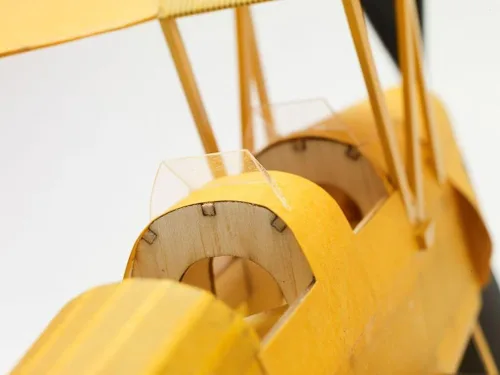 Miniatura 2 de Maqueta kit avion Tiger Moth completo vintage caoutchouc balsa bois Vole vraiment