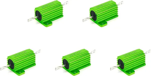 Miniatura 9 de Resistencia bobinada 10W 100 Ohm 5% Resistencias de carcasa de aluminio - 5pcs