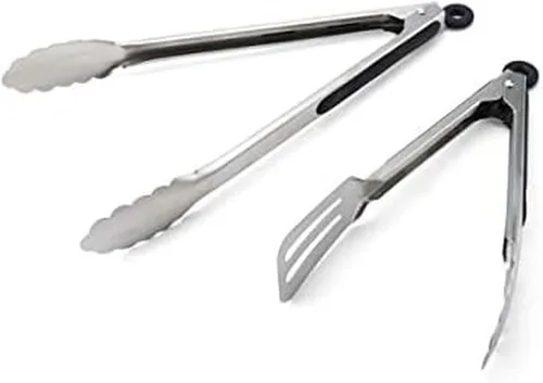 Miniatura 6 de Farberware Juego de 2 pinzas clásicas con punta de nailon, color negro