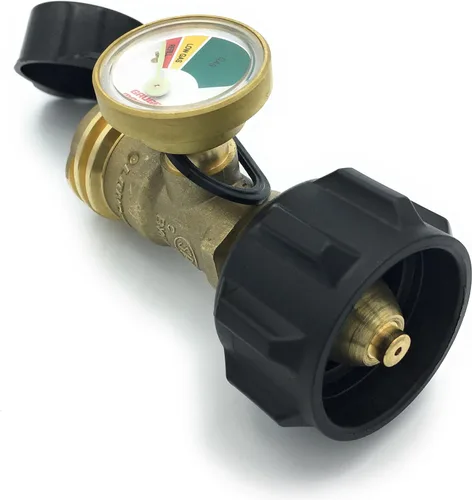 Miniatura 7 de Gauge Master Premium medidor de gas de propano, adaptador cilíndrico de indicador del nivel de gas, apto para todas las parrillas para asado, cámper