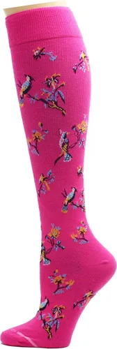 Miniatura 2 de Dr. Motion Calcetines de compresión para mujer, paquete de 3 unidades, gatos, puntos, perros
