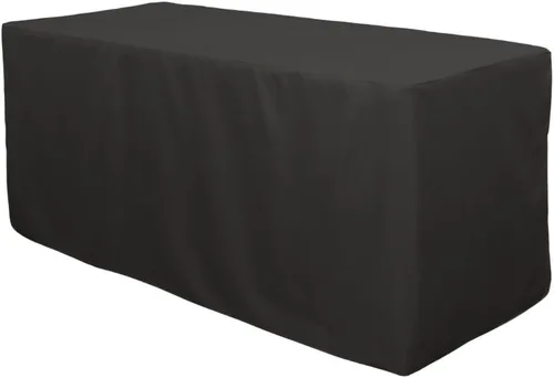 Miniatura 22 de YOUR CHAIR COVERS Mantel ajustable color marrón chocolate – Mantel rectangular de poliéster ajustable de 6 pies, mesa de buffet para interiores
