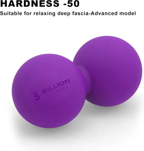 Miniatura 7 de 5BILLION FITNESS Pelota de Masaje de Maní, Doble Pelota de Lacrosse y Pelota de Masaje de Movilidad para Terapia Física, Herramienta de Masaje