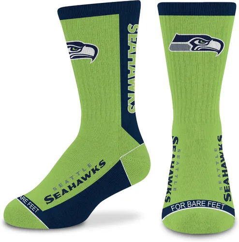Miniatura 28 de For Bare Feet NFL - Calcetines unisex para niños de la NFL Mvp Crew