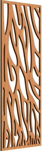 Miniatura 37 de 9 3/8"W x 24 3/8"H x 1/4"T Bristol Decorativos Paneles de Pared de Madera Calado, Cereza