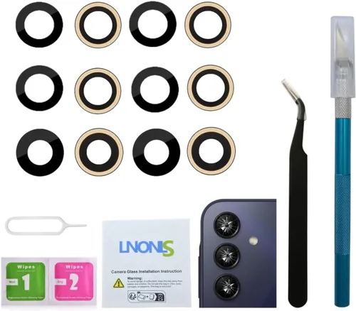 Miniatura 5 de 5 piezas originales de repuesto para cámara trasera trasera Samsung Galaxy A53 5G A536 con adhesivo preinstalado y kit de herramientas de reparación