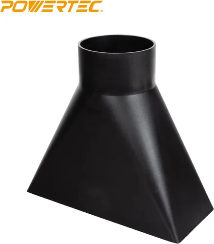 Miniatura 2 de POWERTEC 70151 - Capucha de polvo con forma rectangular, embutido de 4 pulgadas por accesorio de 10 pulgadas de ancho para recolección de polvo