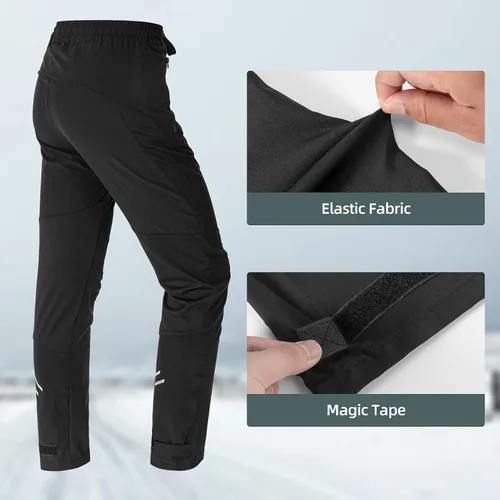 Miniatura 2 de ROCKBROS Pantalones de ciclismo para hombre, pantalones de ciclismo de montaña de secado rápido, pantalones de ciclismo para correr, senderismo