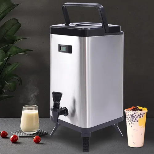 Miniatura 10 de Dispensador de bebidas aislado de acero inoxidable 304, dispensador térmico de bebidas frías y calientes, dispensador de bebidas de 12 litros/3.17