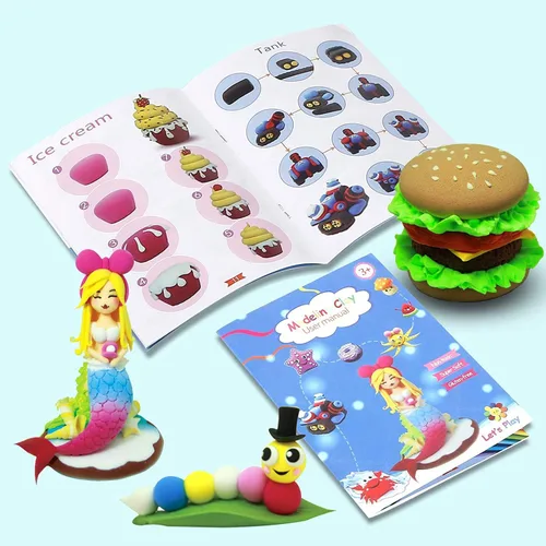 Miniatura 9 de ifergoo Arcilla seca al aire, arcilla de moldeo de espuma mágica de 36 colores para añadir limo y suministros de limo, fácil de usar, gran regalo
