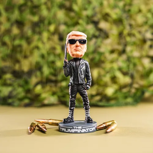 Miniatura 7 de Proud Patriots The Trumpinator Bobblehead El regalo #1 Patriótico y Presidente 2026 cumpleaños para conservadores o regalo de broma para liberales