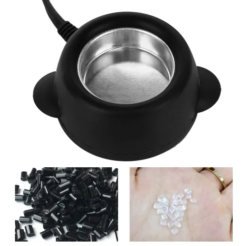 Miniatura 4 de Mini olla caliente de temperatura constante, pegamento para extensión de cabello, olla de fusión ligera y portátil, peluca de calor, estufa