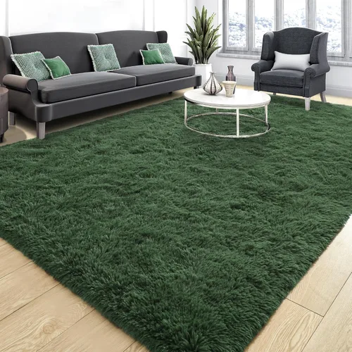 Miniatura 15 de Tepook Alfombras súper suaves y esponjosas para sala de estar, alfombras de área de 8 x 10 pies para dormitorio, alfombra moderna peluda, alfombras