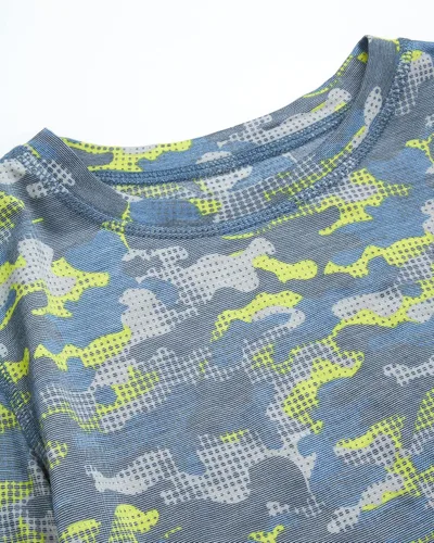 Miniatura 3 de Eddie Bauer Conjunto de ropa interior térmica para niños, camisa de capa base de rendimiento de 2 piezas y pantalones térmicos para niños y niñas