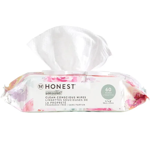 Miniatura 22 de The Honest Company - Toallitas limpiadoras para bebé con 99% de agua, respetuosas con el medioambiente, a base de plantas, hipoalergénicas