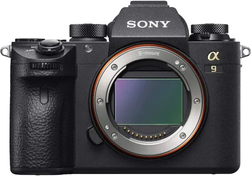 Miniatura 2 de Sony Cuerpo de cámara digital Alpha a9 sin espejo solo ILCE9/B, lente Sony FE de 0.945-2.756 in, tarjeta de memoria de 64 GB, 2 baterías NP-FZ-100